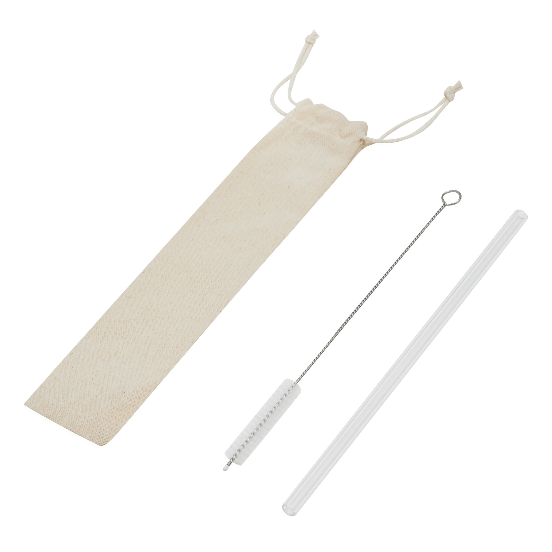 DRINK SMART - Szklana słomka do picia P006305I IN-56-0304416