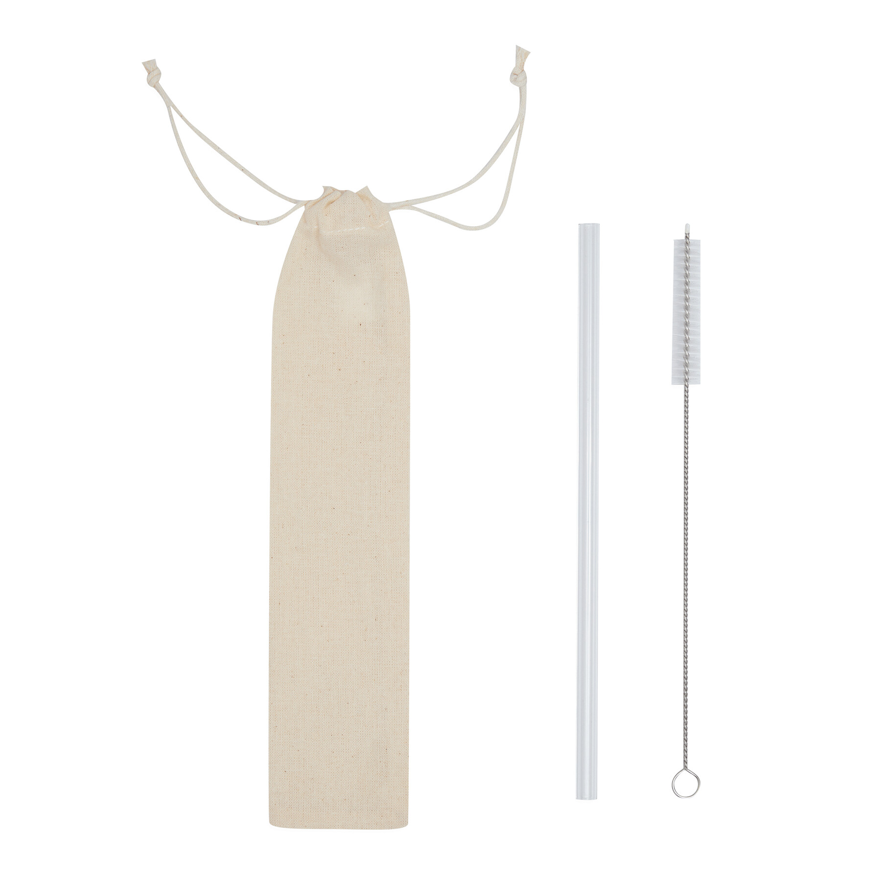 Szklana słomka do picia DRINK SMART P006305I