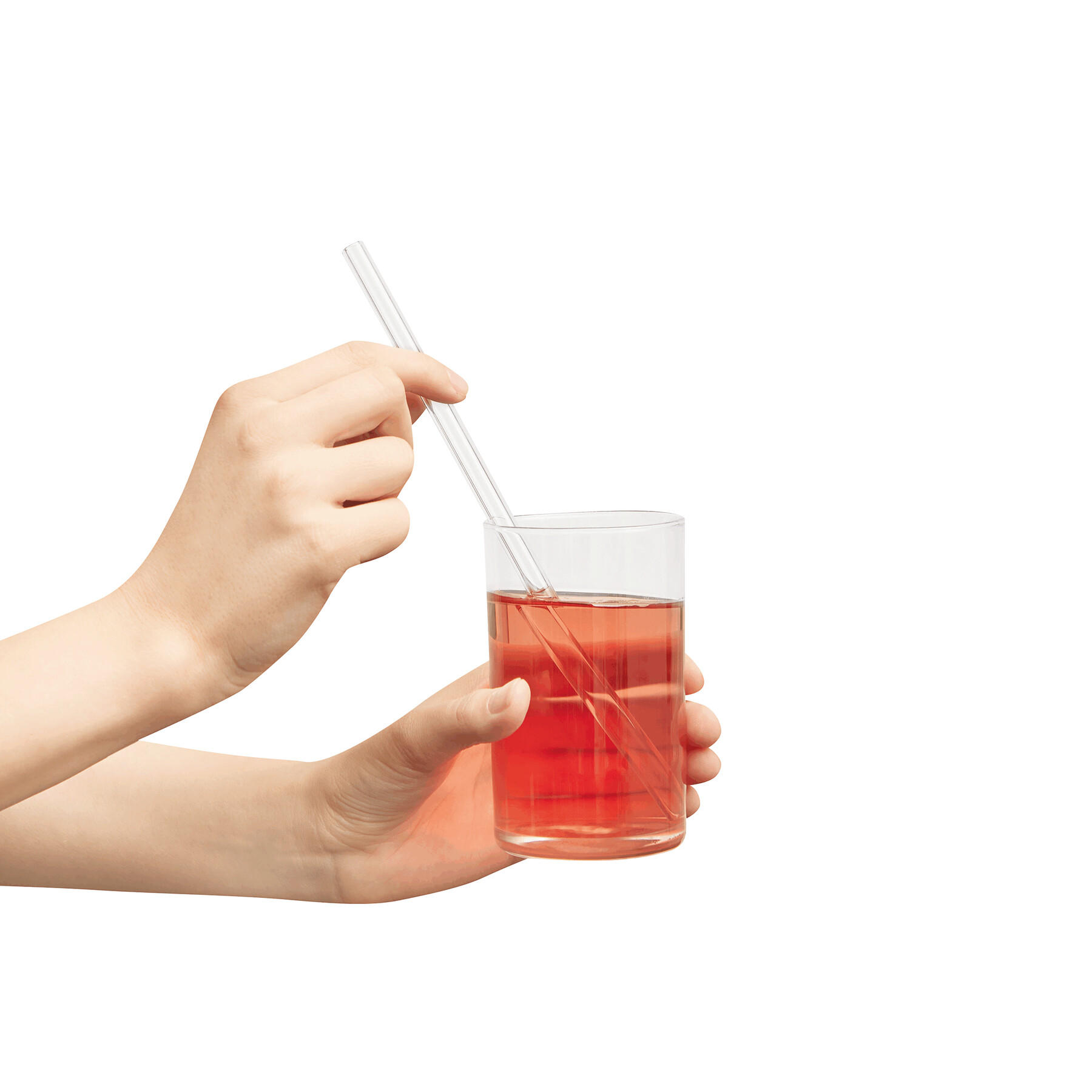 Zestaw szklanych słomek DRINK TOGETHER P006306I