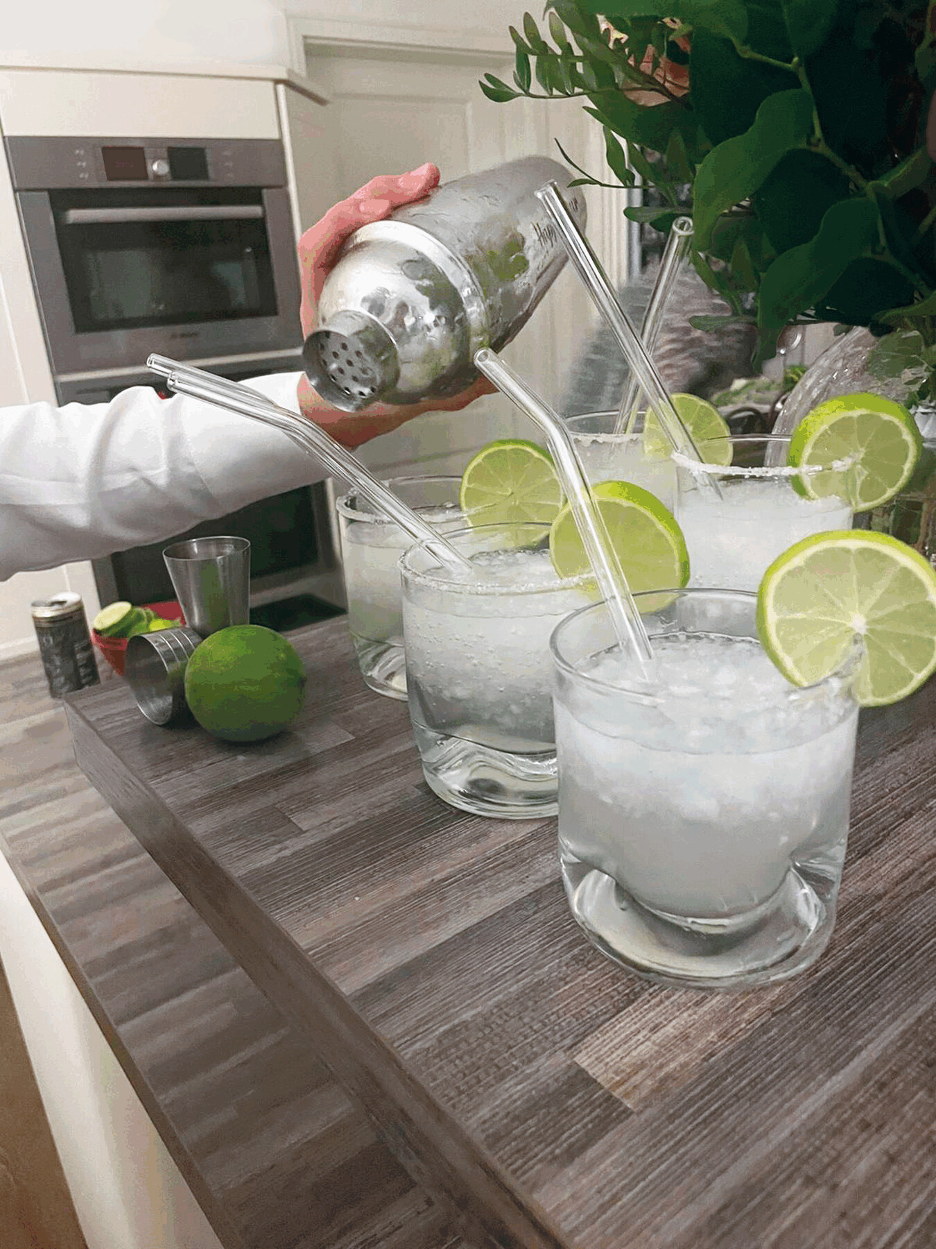 Zestaw szklanych słomek DRINK TOGETHER P006306I