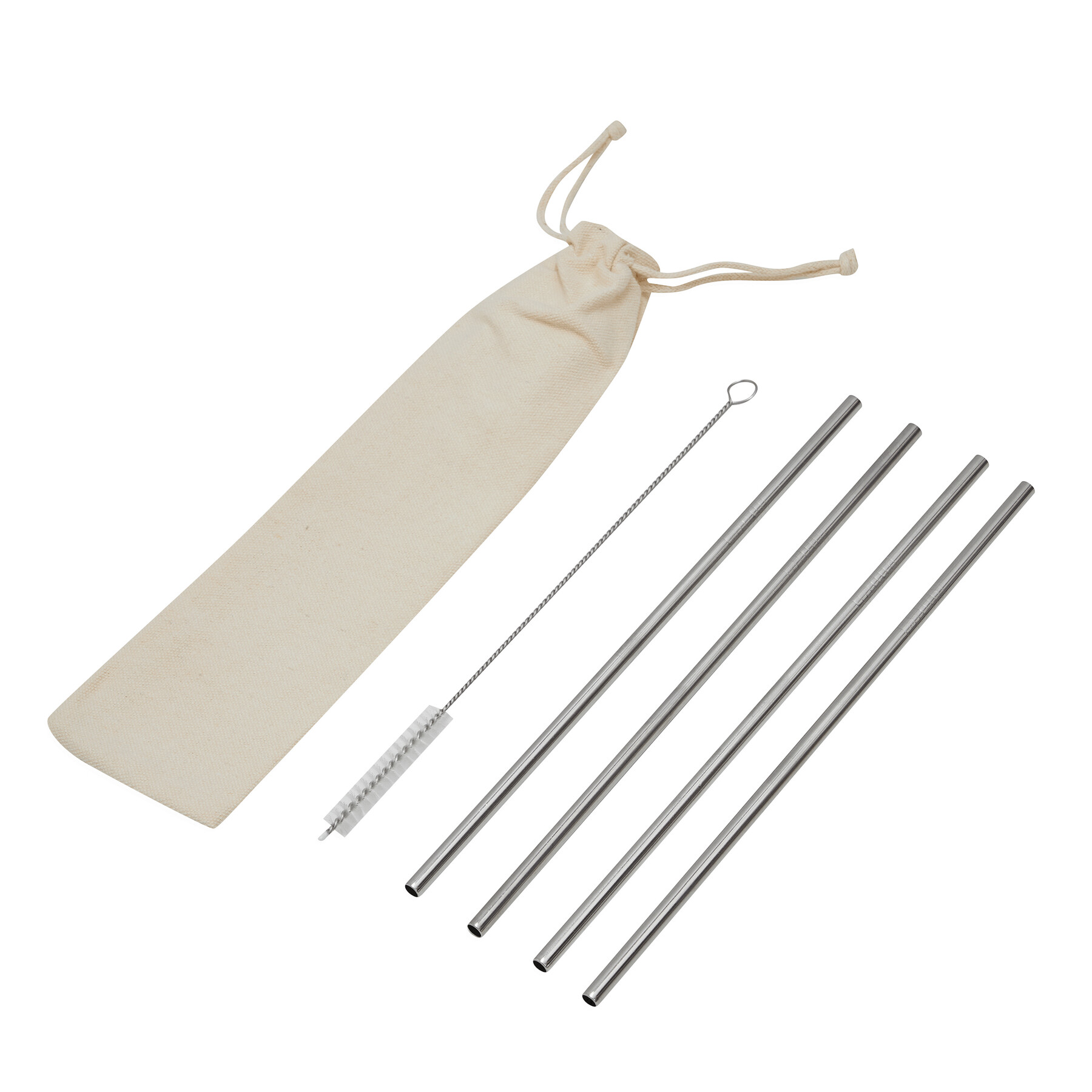 DRINK FRIENDLY - Zestaw słomek ze stali nierdzewnej P005811I IN-56-0304448