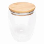 Dwuścienna szklanka BAMBOO ART M, o pojemności ok. 350 ml. P006285I