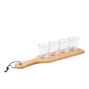 BAMBOO PARTY - Taca z kieliszkami P046794I IN-56-0304454