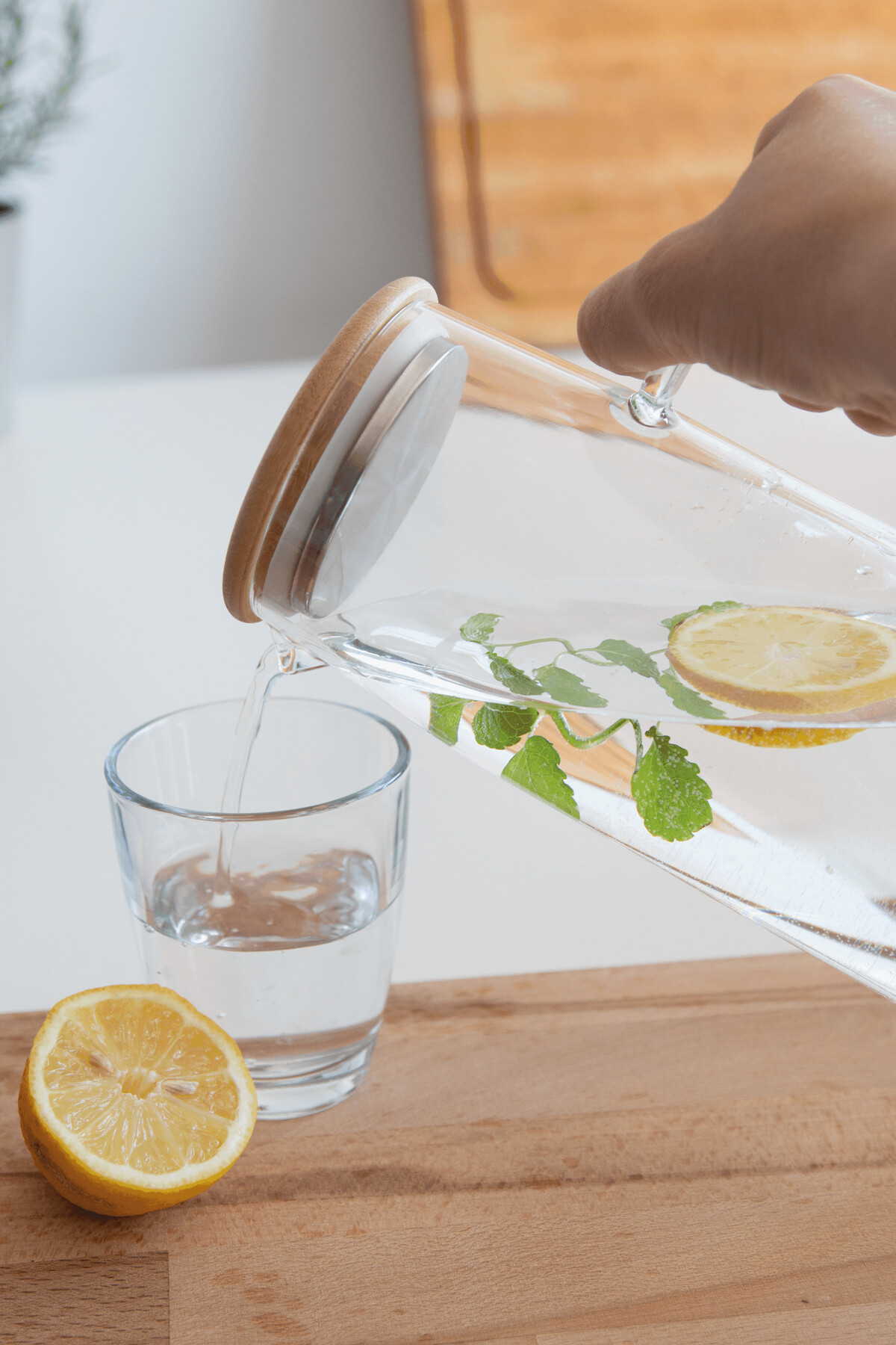 Karafka szklana BAMBOO PITCHER P051346I