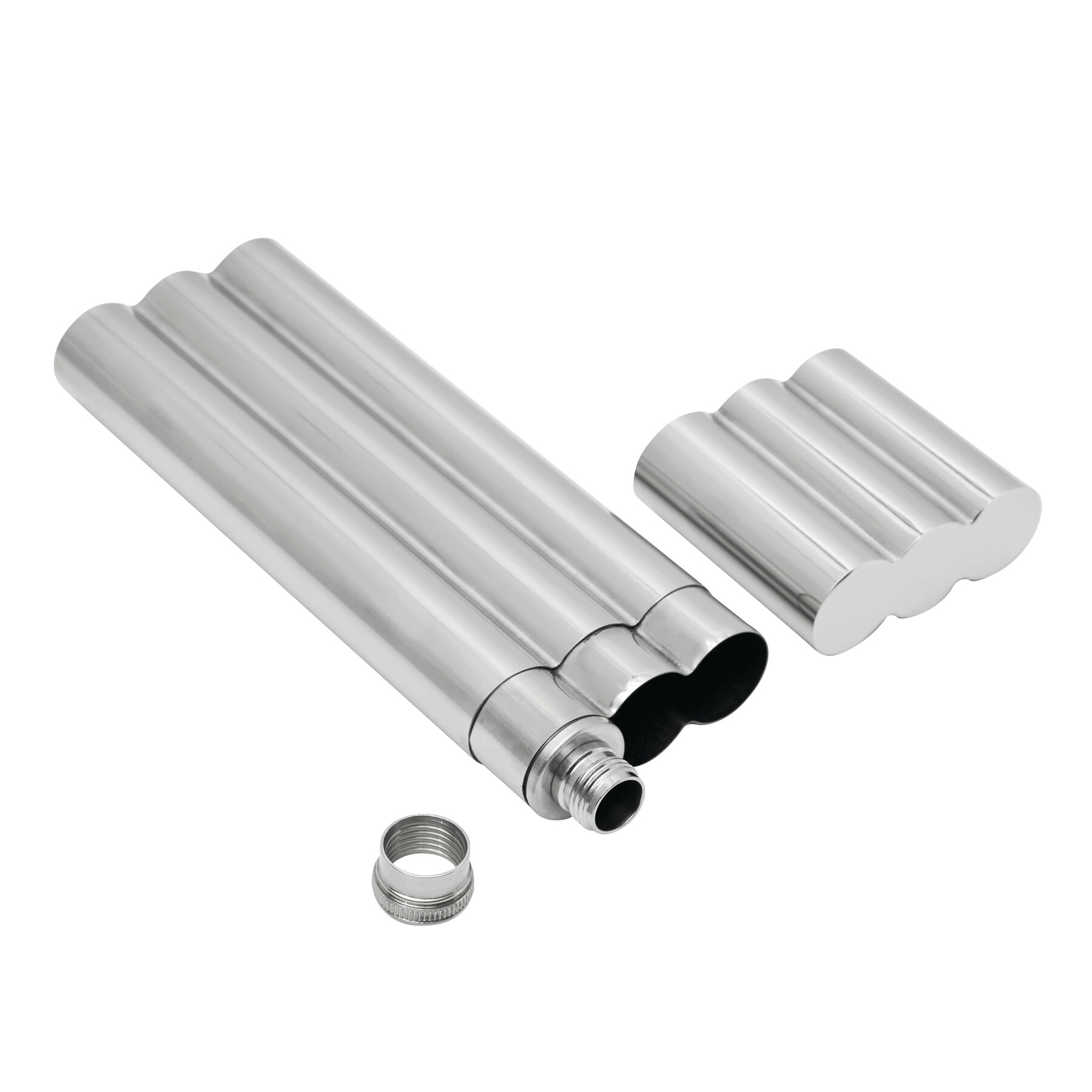 CIGAR STYLE - Piersiówka z miejscem na cygara. P106572I IN-56-0304577