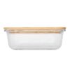 Pudełko na lunch ROSILI M z bambusową pokrywką : pojemność ok. 350 ml P006294I