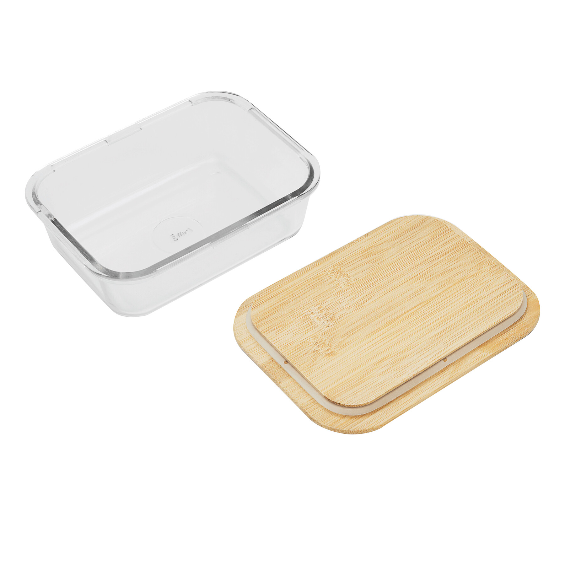 Pudełko na lunch ROSILI L z bambusową pokrywką. Pojemność ok. 1060 ml. P006295I