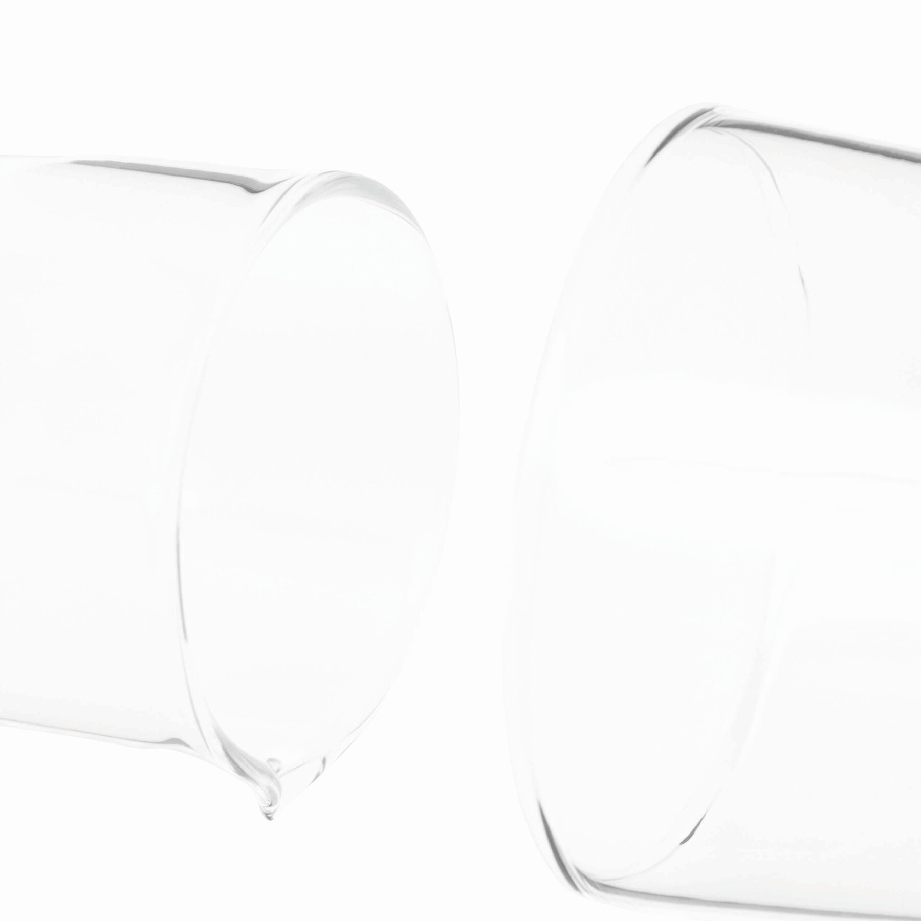 Szklana karafka ze szklanką CALMY P006400I