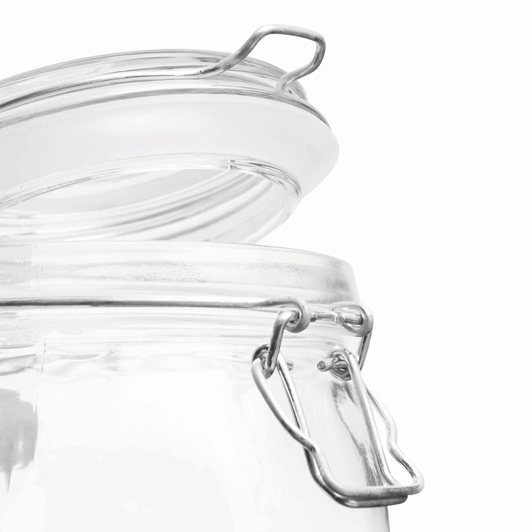 Szklany słoik CLICKY M, pojemność ok. 500 ml. P006403I