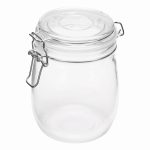 Szklany słoik CLICKY L, pojemność ok. 750 ml. P006404I