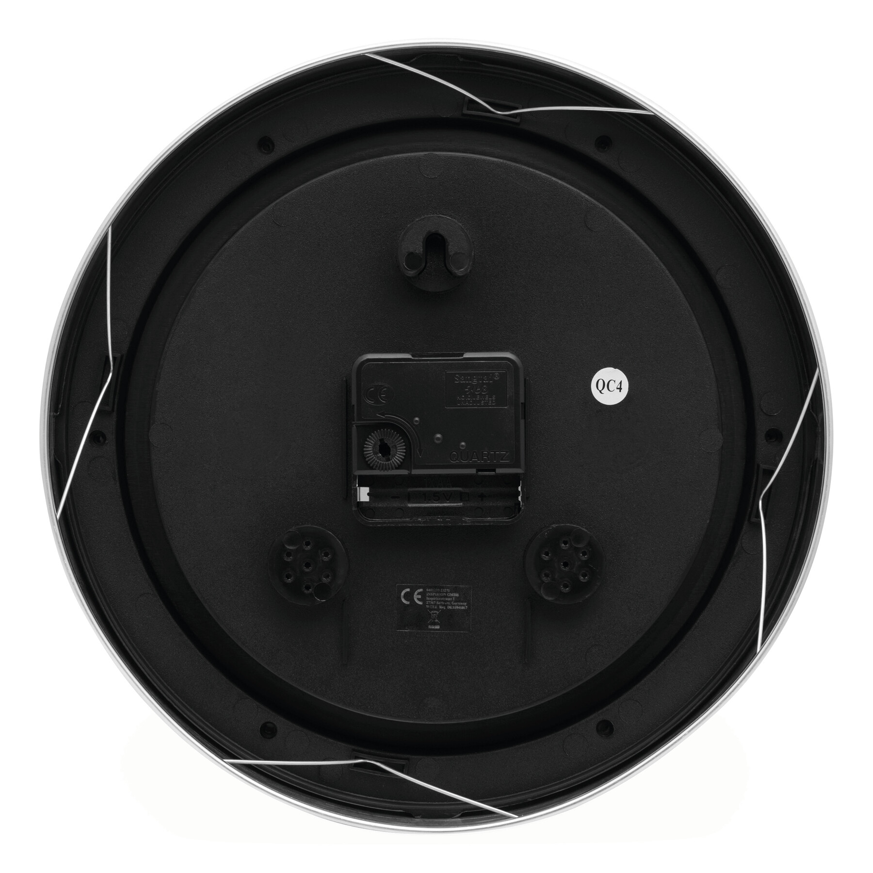 Aluminiowy zegar ścienny JUPITER P003777I