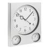 Prostokątny zegar ścienny SATURN P003771I