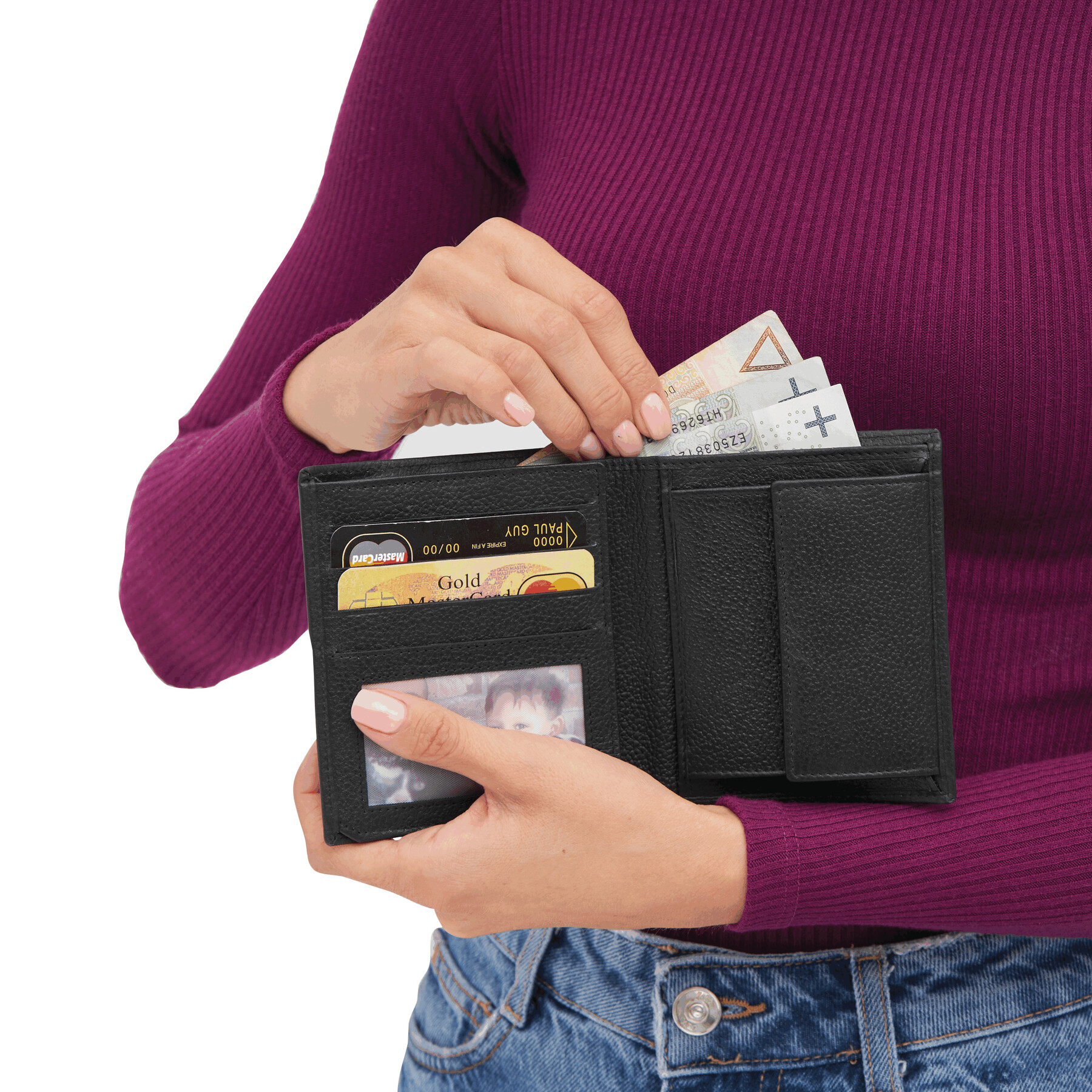 Skórzana portmonetka MESSINA P003736I