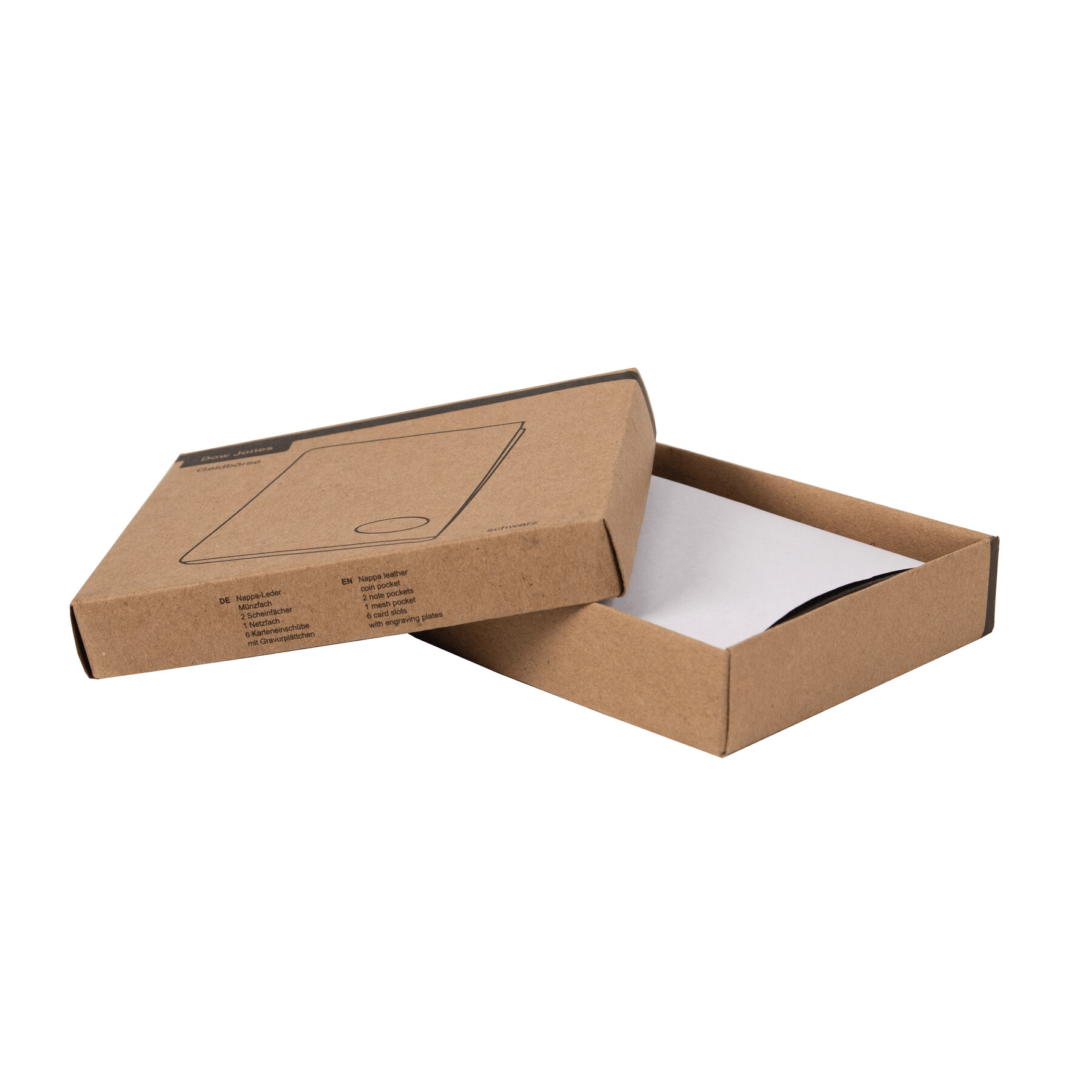 DOW JONES - Oryginalny skórzany portfel P003731I IN-56-0404446