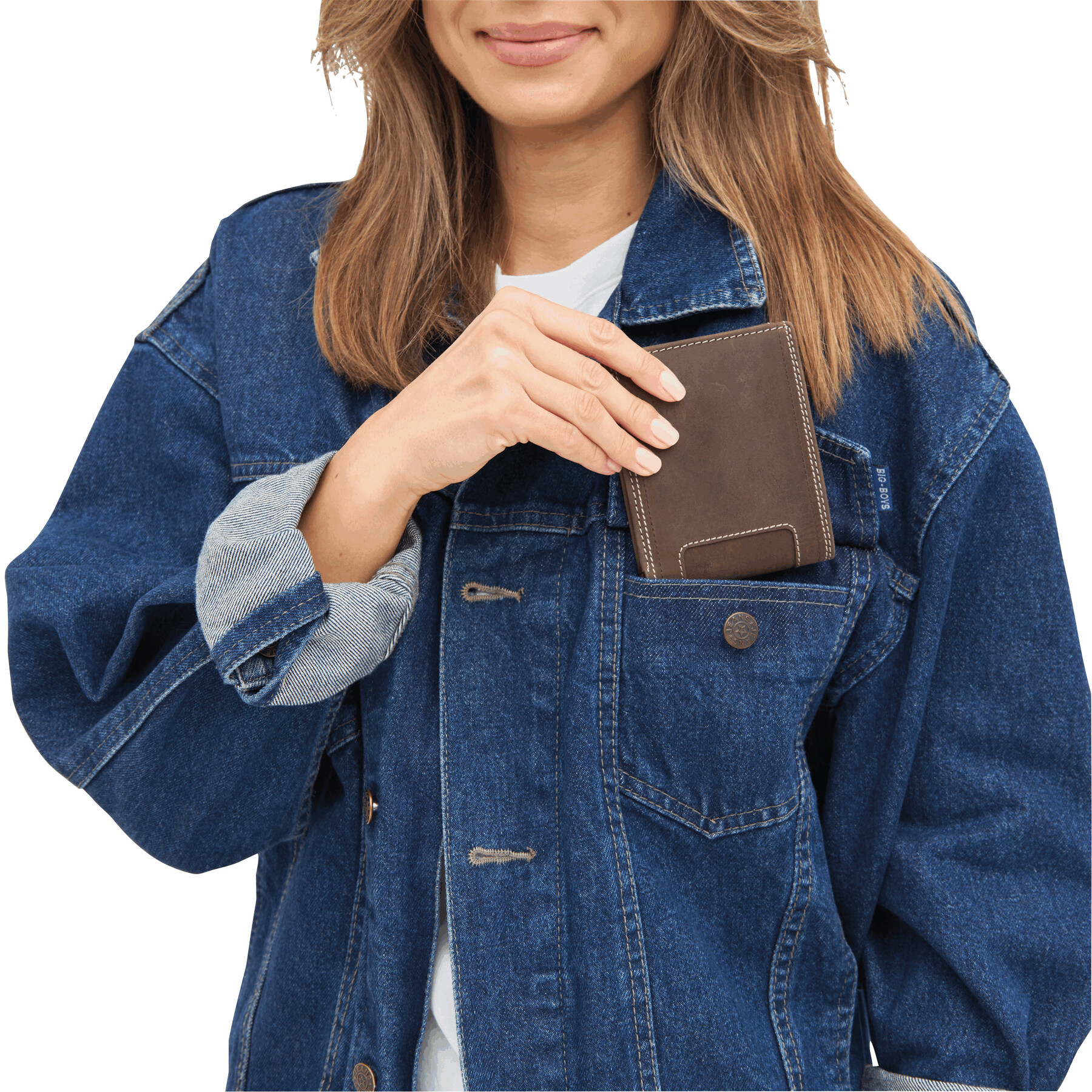 Skórzana portmonetka WILD STYLE I P005287I