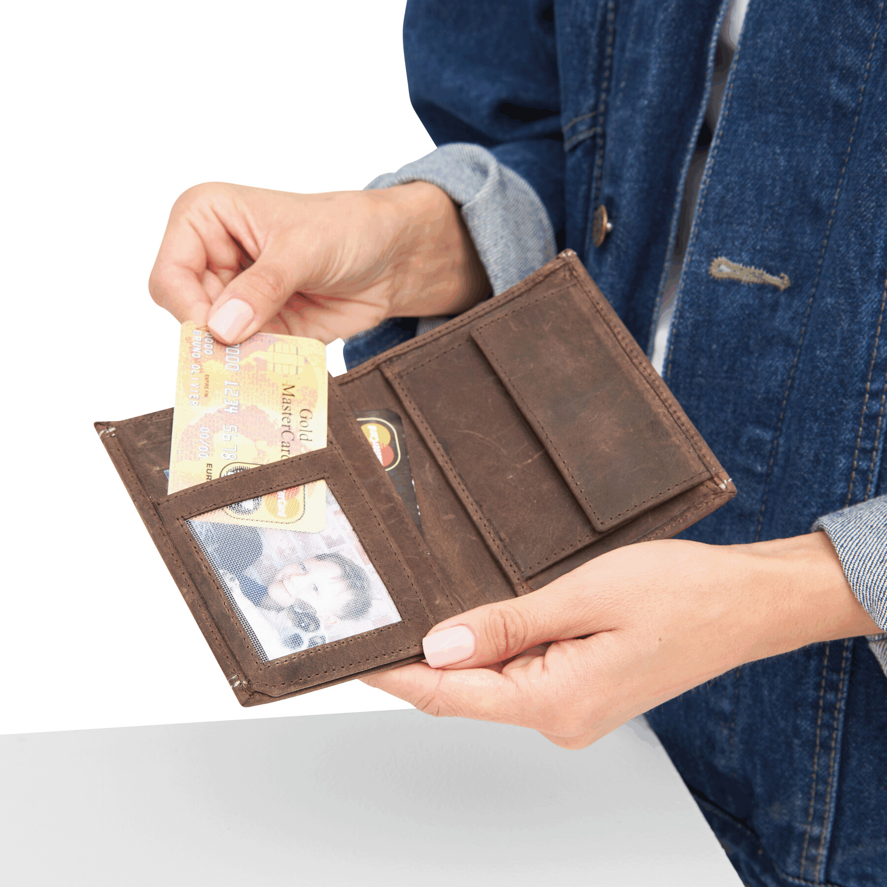 Skórzany portfel WILD STYLE II P005288I