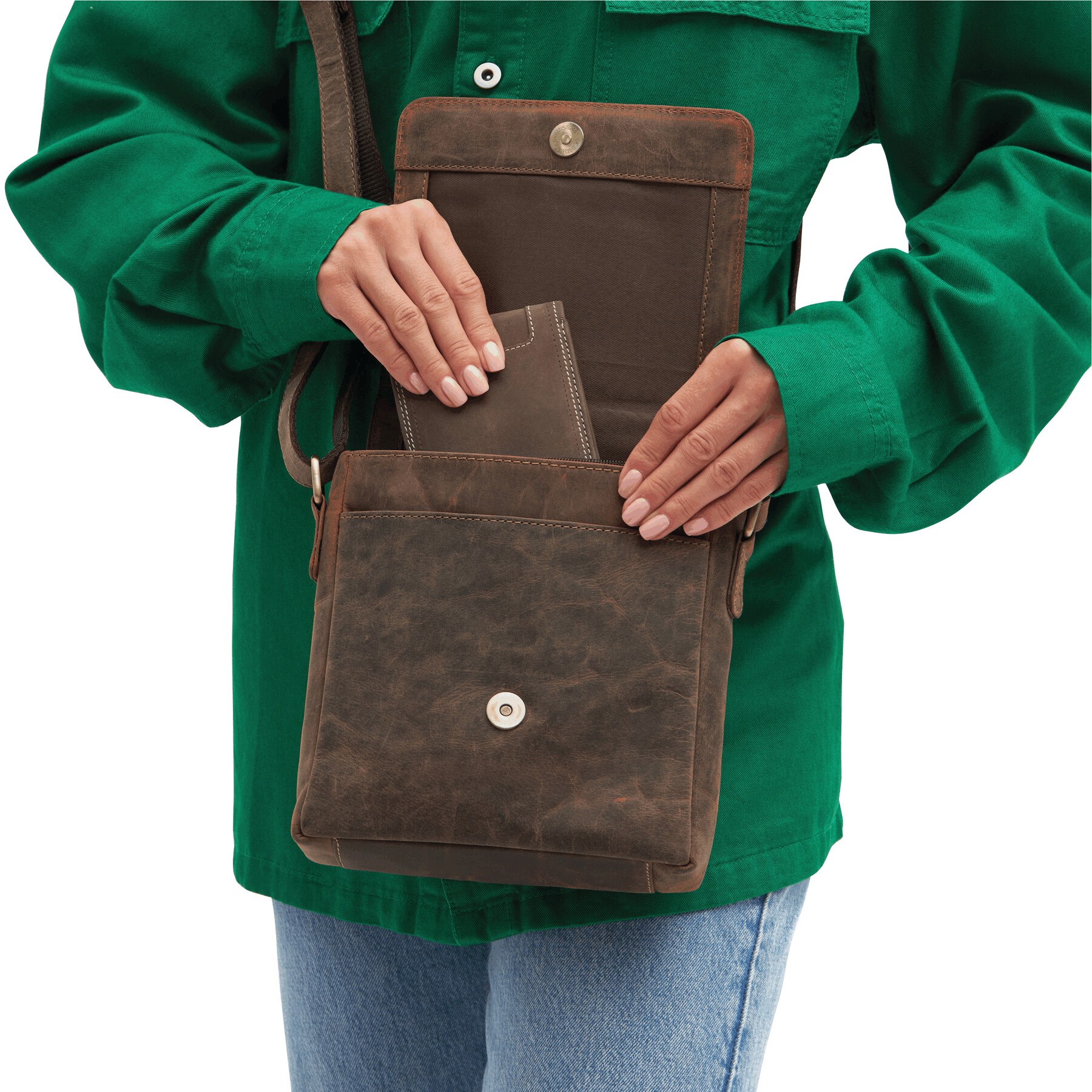 Torebka z prawdziwej skóry WILDERNESS P005820I