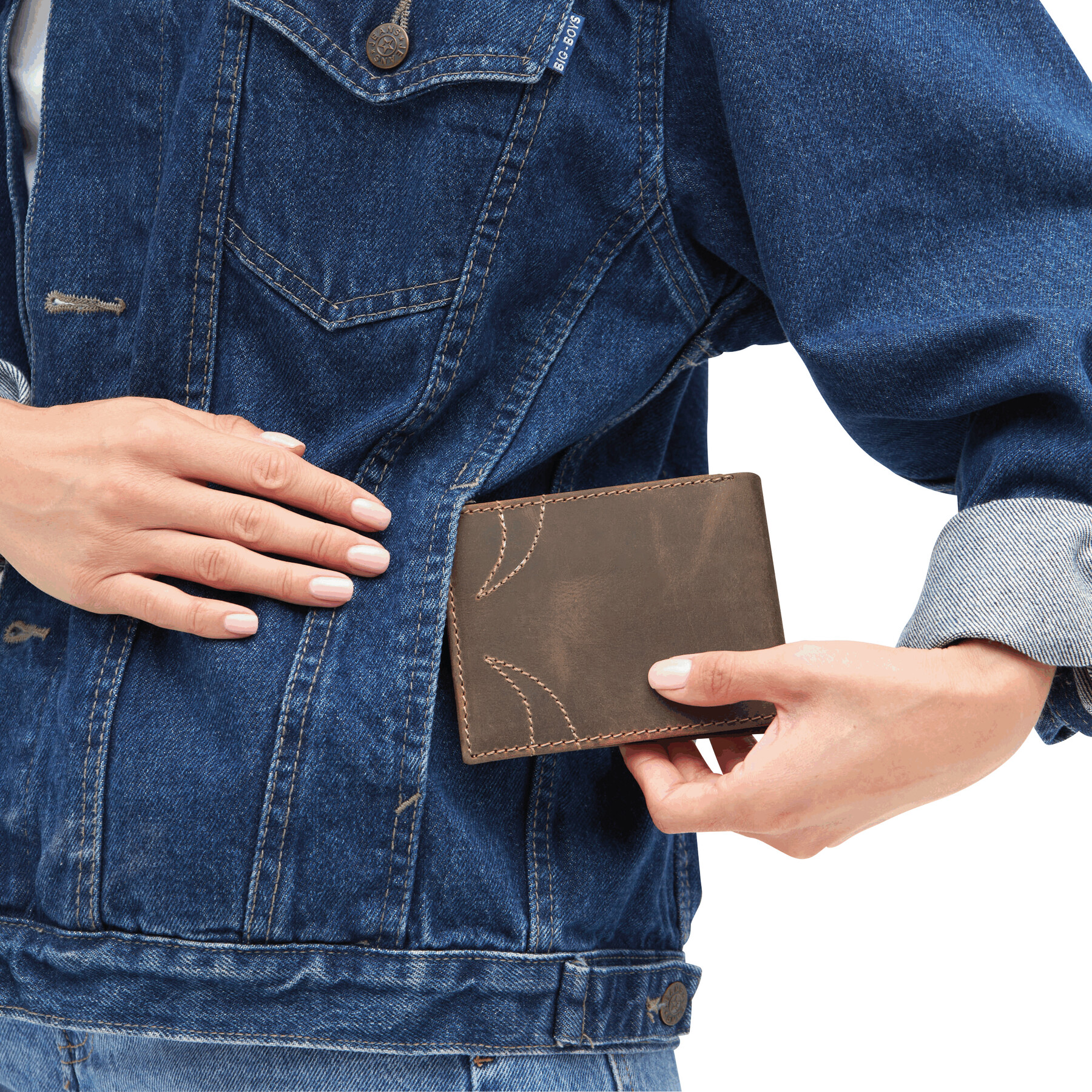 Portfel z prawdziwej skóry WILDERNESS I P005821I