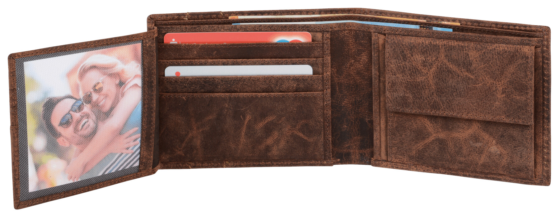 WILDERNESS I - Portfel z prawdziwej skóry P005821I IN-56-0404472