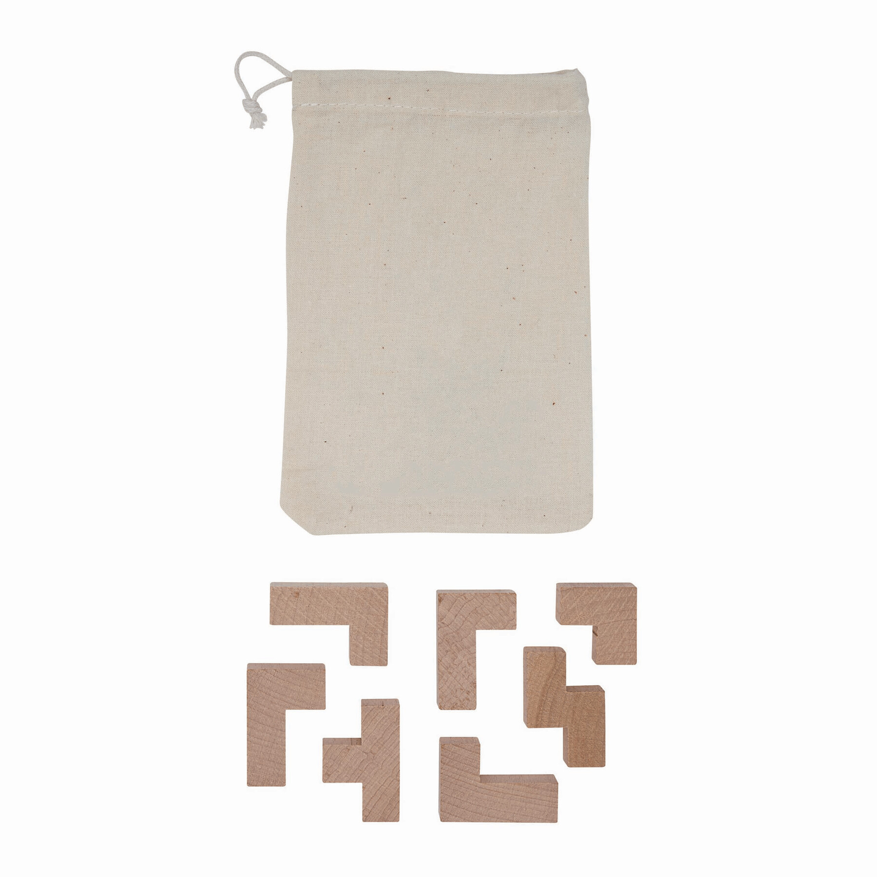 Trójwymiarowe puzzle drewniane CRAZY CUBE P003641I