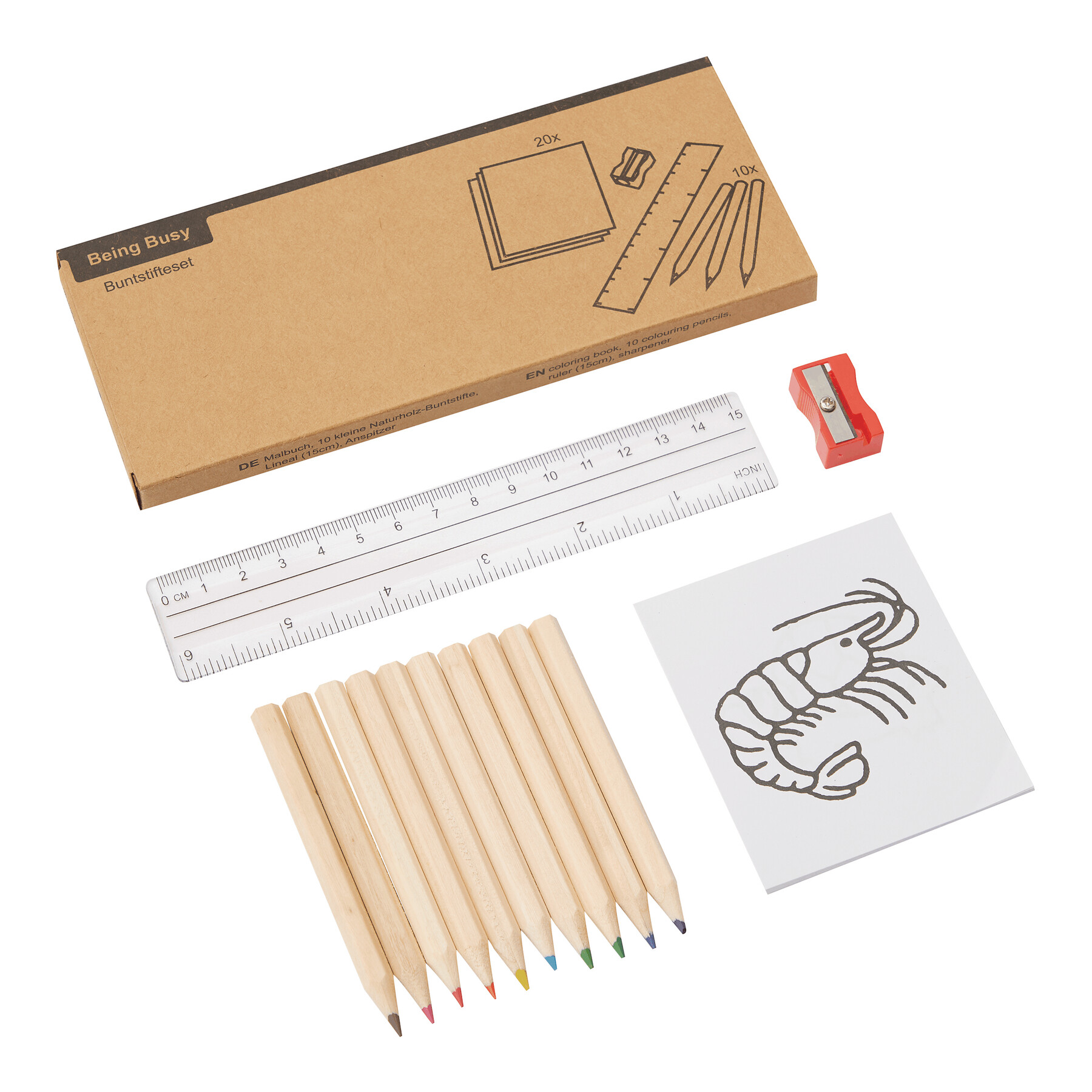 BEING BUSY - Zestaw kredek P003606I IN-56-0504083