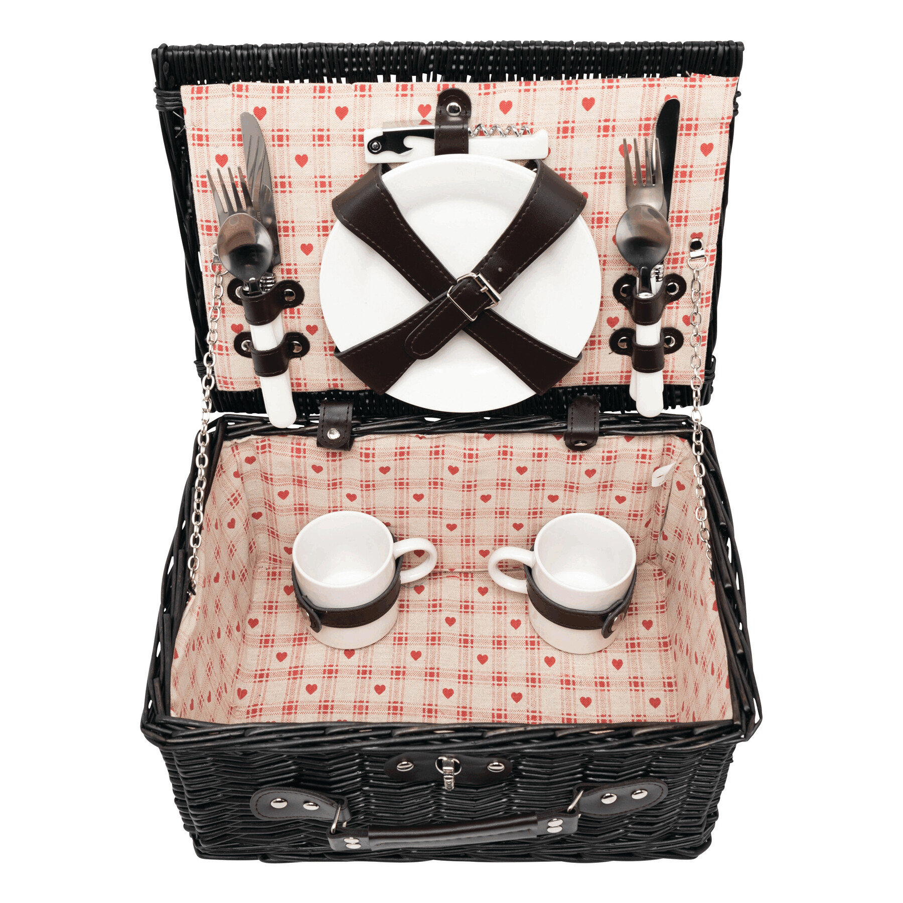 Wiklinowy kosz piknikowy SUNSET PARK P005202I