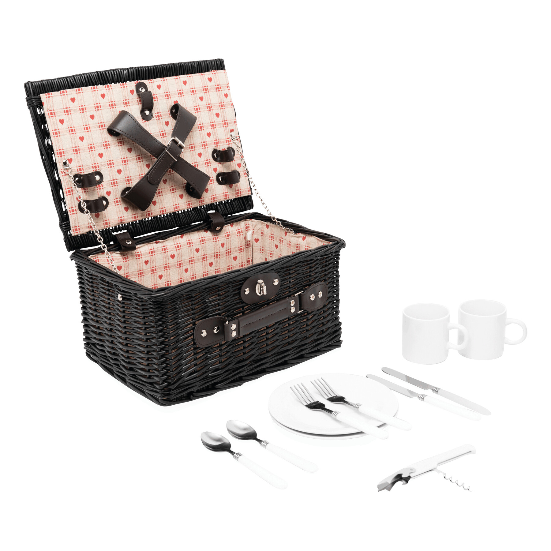 Wiklinowy kosz piknikowy SUNSET PARK P005202I