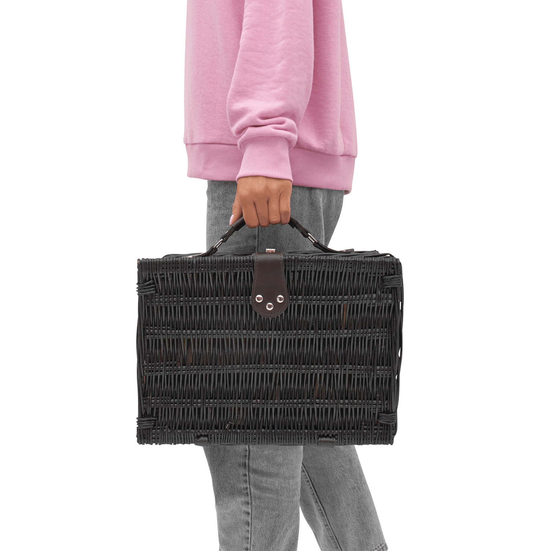 Wiklinowy kosz piknikowy SUNSET PARK P005202I