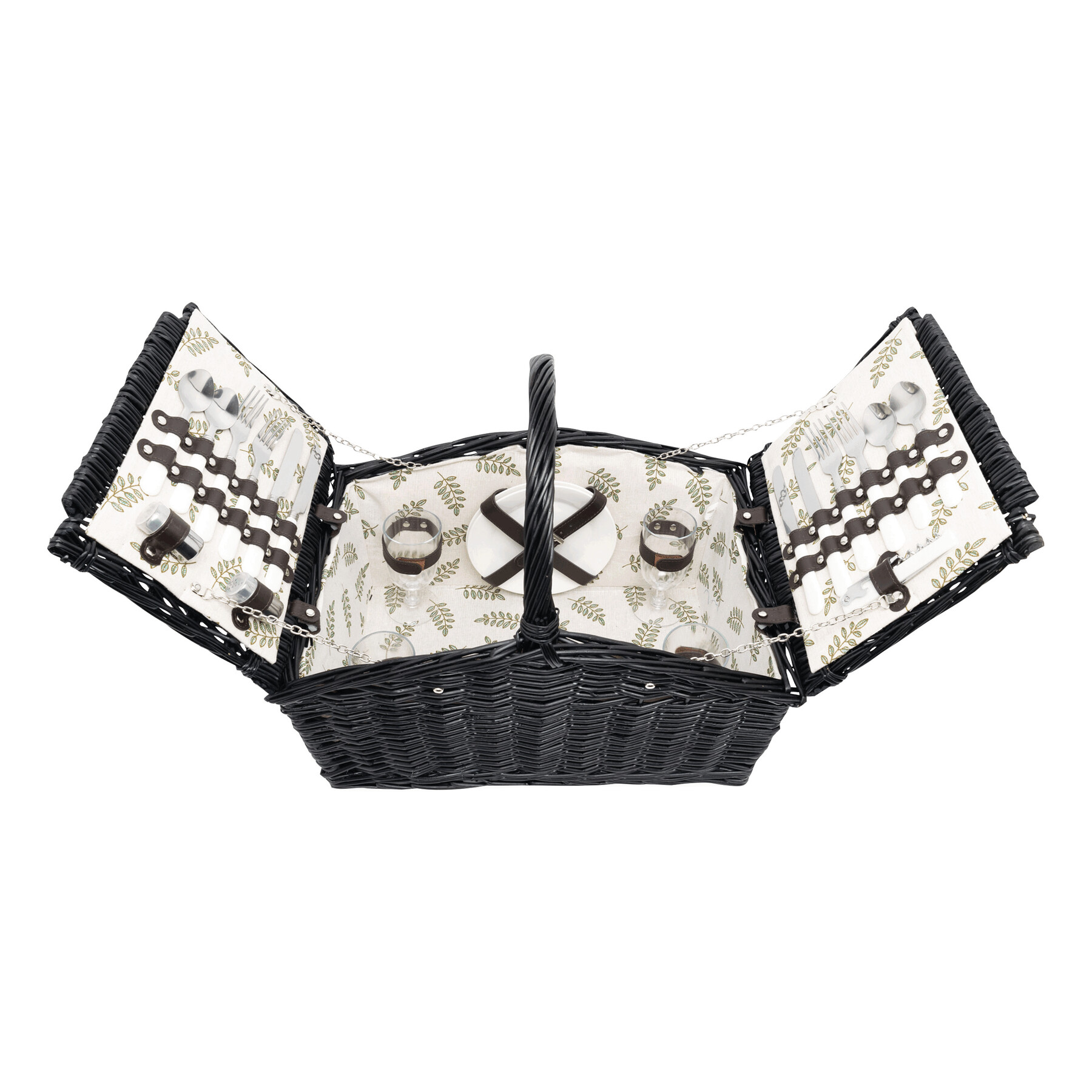 Wiklinowy kosz piknikowy RICHMOND PARK P005203I