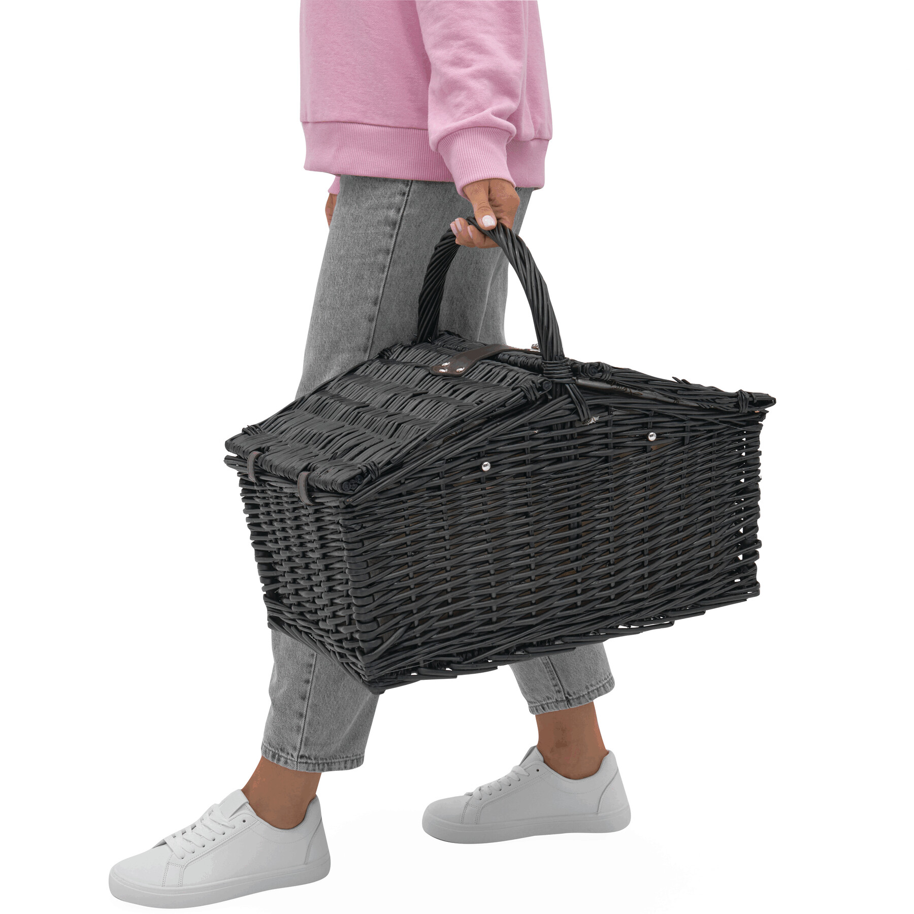 Wiklinowy kosz piknikowy RICHMOND PARK P005203I