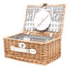 Wiklinowy koszyk piknikowy KINGS PARK P006419I