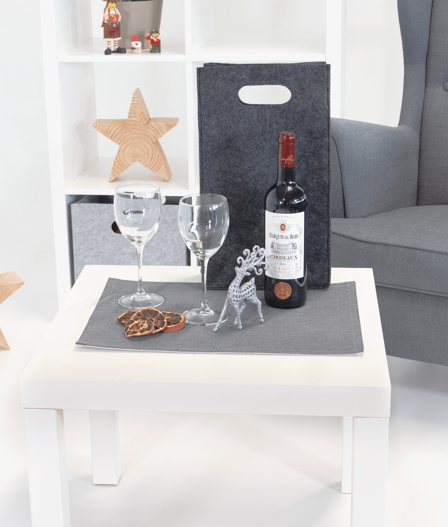 Filcowa torba na butelki CHABLIS P043052I