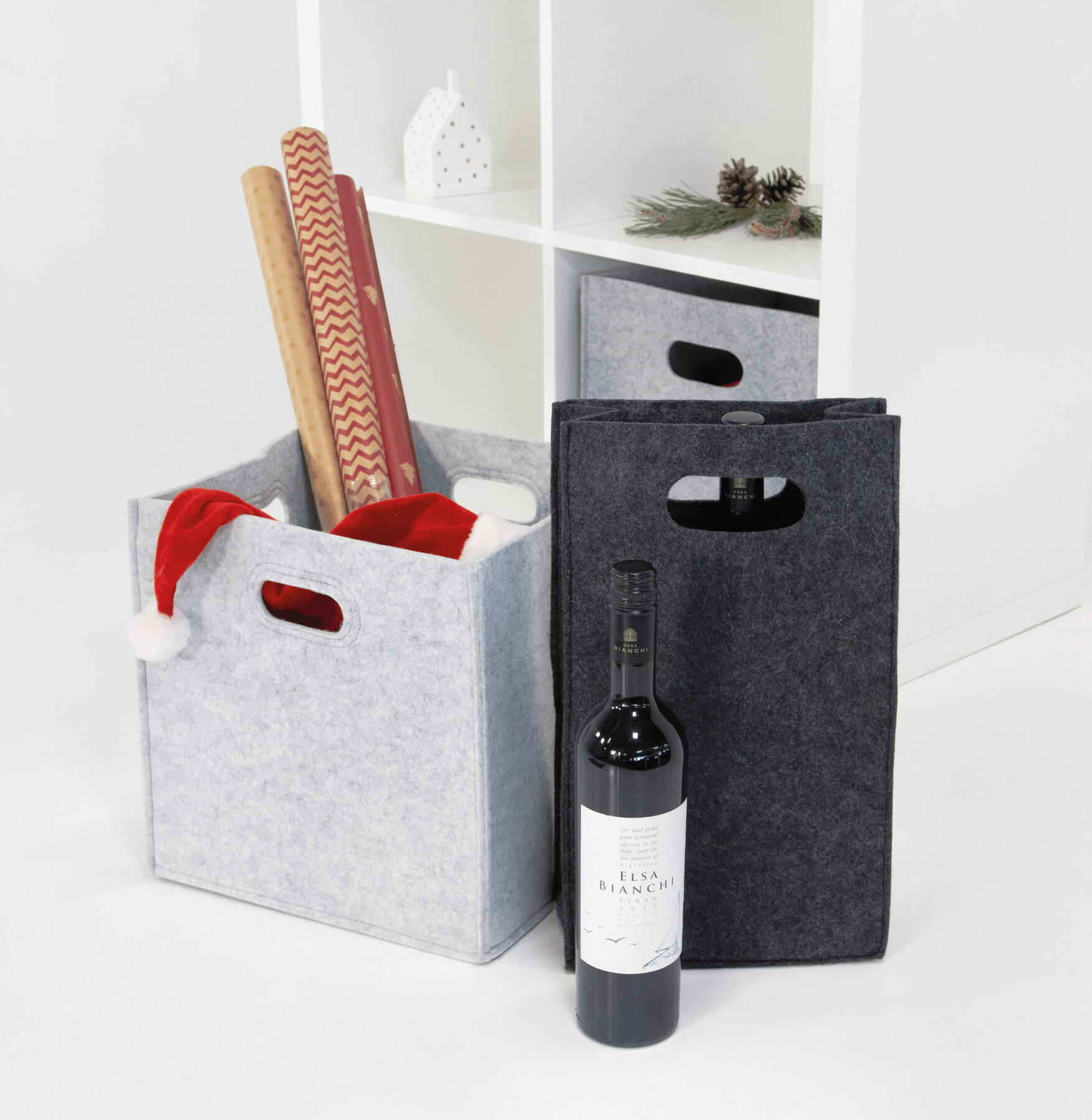 Filcowa torba na butelki CHABLIS P043052I