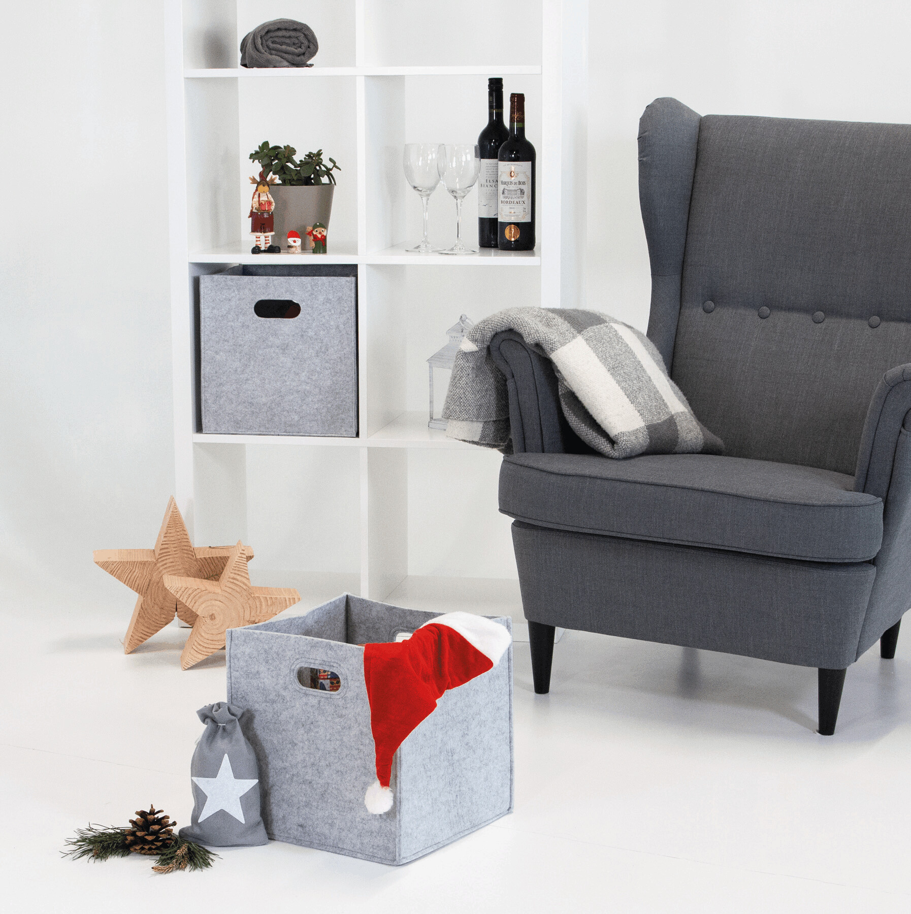 Pudełko filcowe do przechowywania HYGGE P043053I