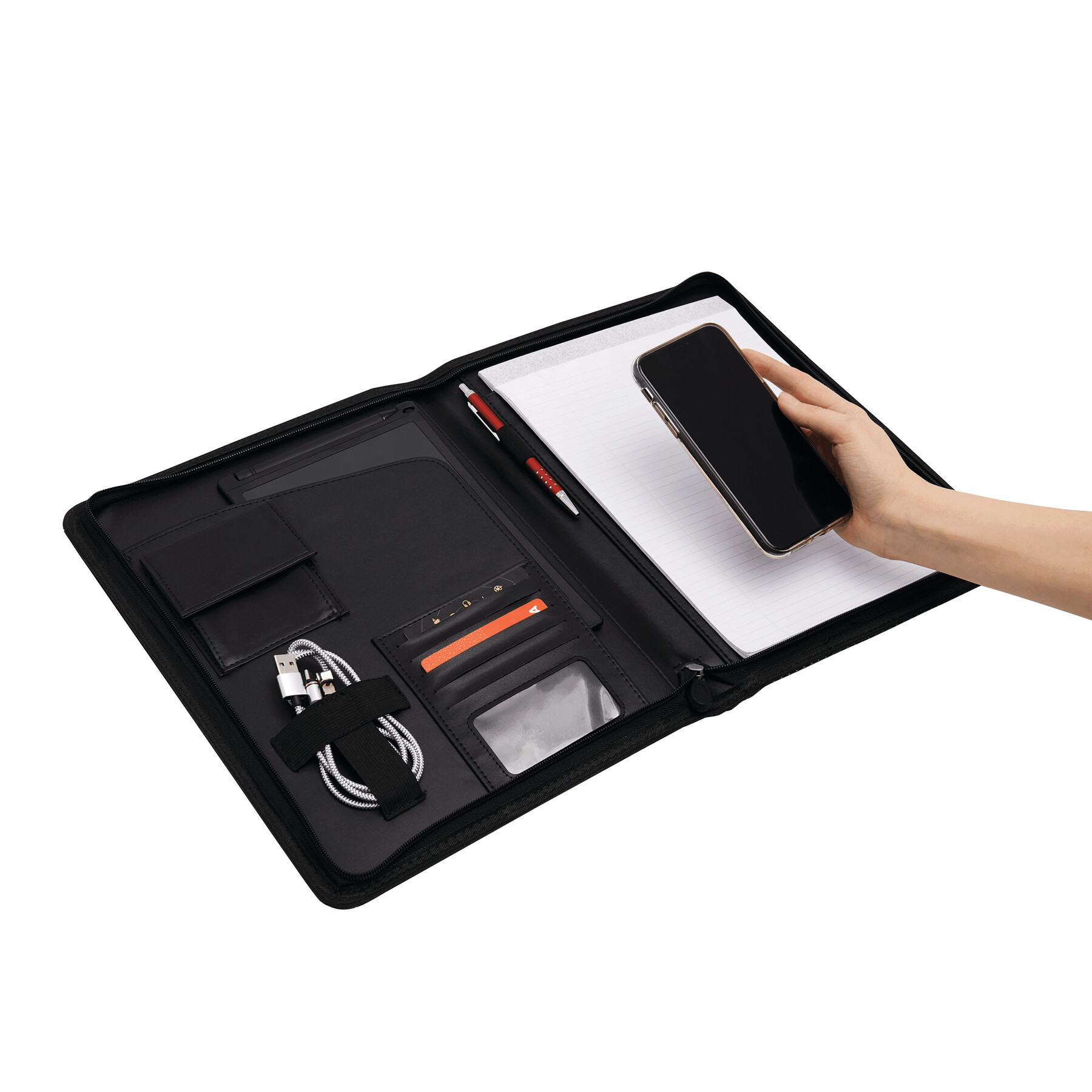 Portfolio HILL DALE ZIP w formacie A4 P005116I