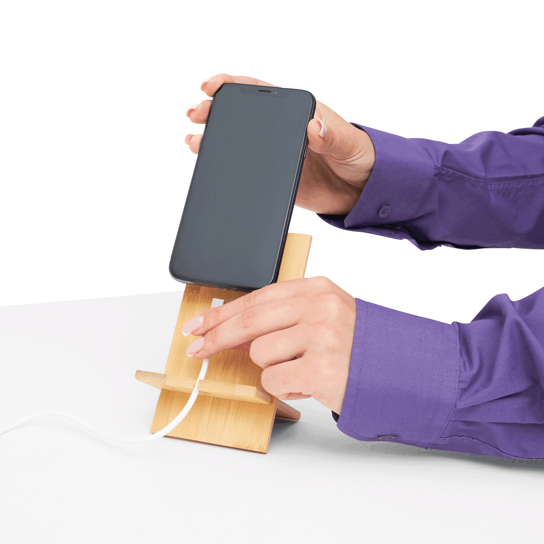 Stojak na smartfon BAMBOO CHAIR P046886I 7 Stojak na smartfon BAMBOO CHAIR P046886I