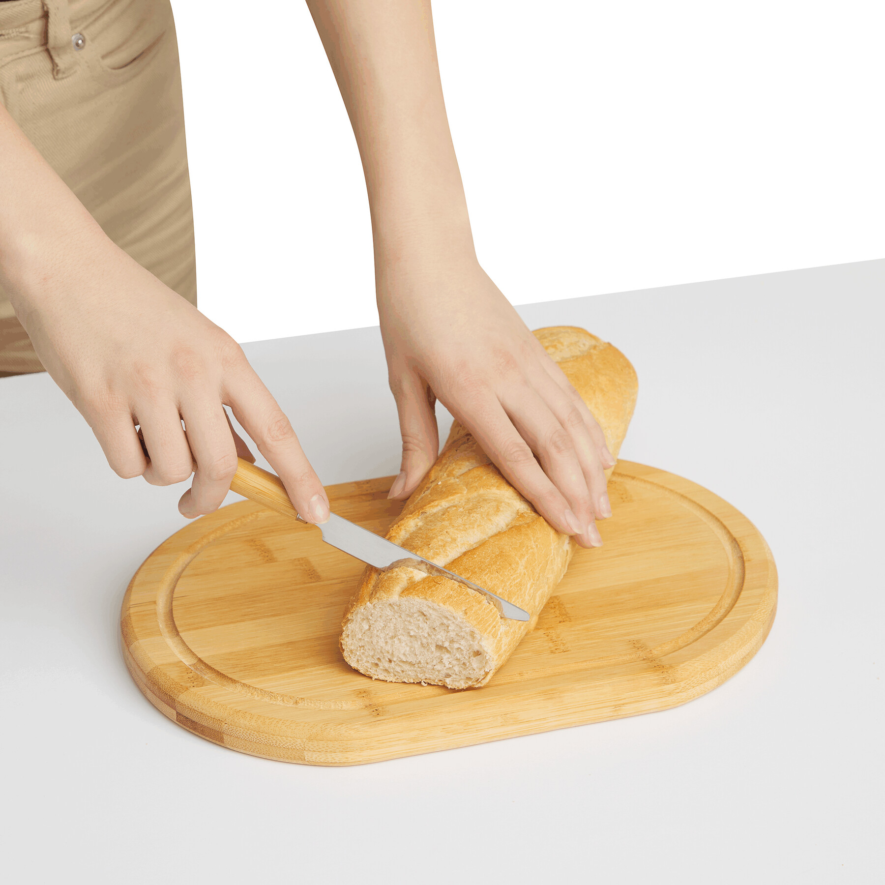 Deska do krojenia BAMBOO-ROUND P003968I