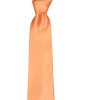 Krawat P110056D pomarańcz