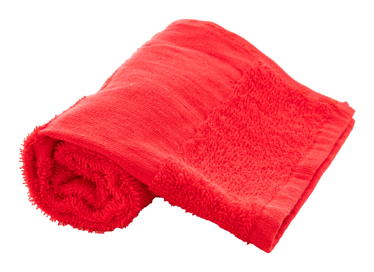 Ręcznik frotte bawełniany - 30×50 cm P119283D czerwony
