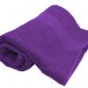 Ręcznik frotte bawełniany - 70×140 cm P119457D purpura