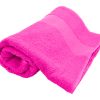 Ręcznik frotte bawełniany - 70×140 cm P119457D fuksji