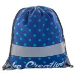 Personalizowany odblaskowy worek ze sznurkami P114668D
