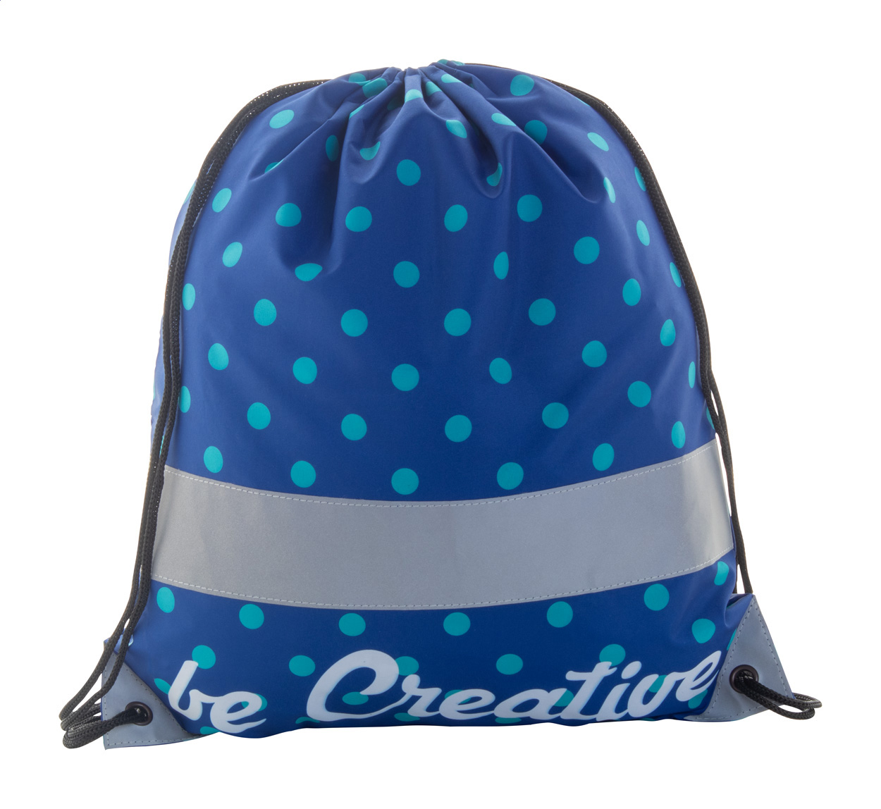 Personalizowany odblaskowy worek ze sznurkami CreaDraw Reflect P114668D AN-AP716417-10