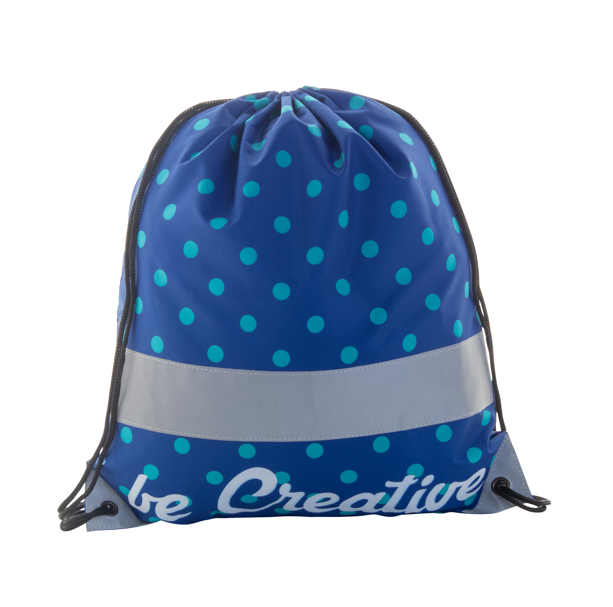 Personalizowany odblaskowy worek ze sznurkami P114668D