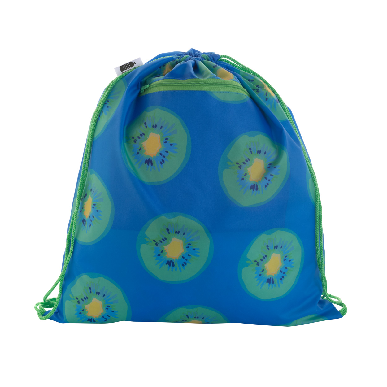 Personalizowany worek ze sznurkami P115637D zielony