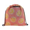 Personalizowany worek ze sznurkami P115637D czarny