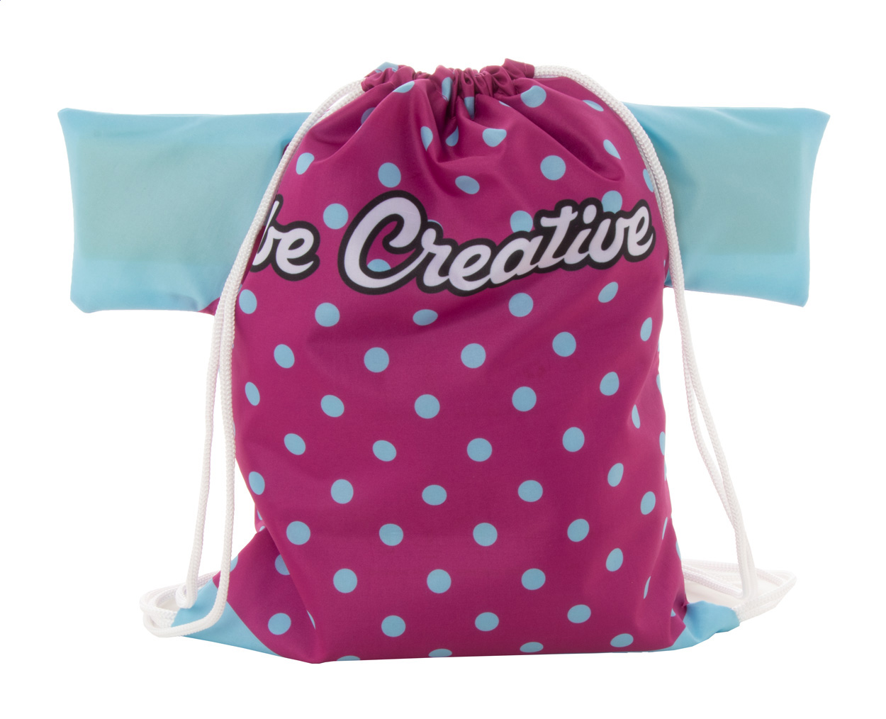 Personalizowany worek ze sznurkami dla dzieci CreaDraw T Kids P116694D AN-AP716552-W