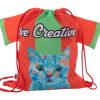 Personalizowany worek ze sznurkami dla dzieci P116492D czerwony
