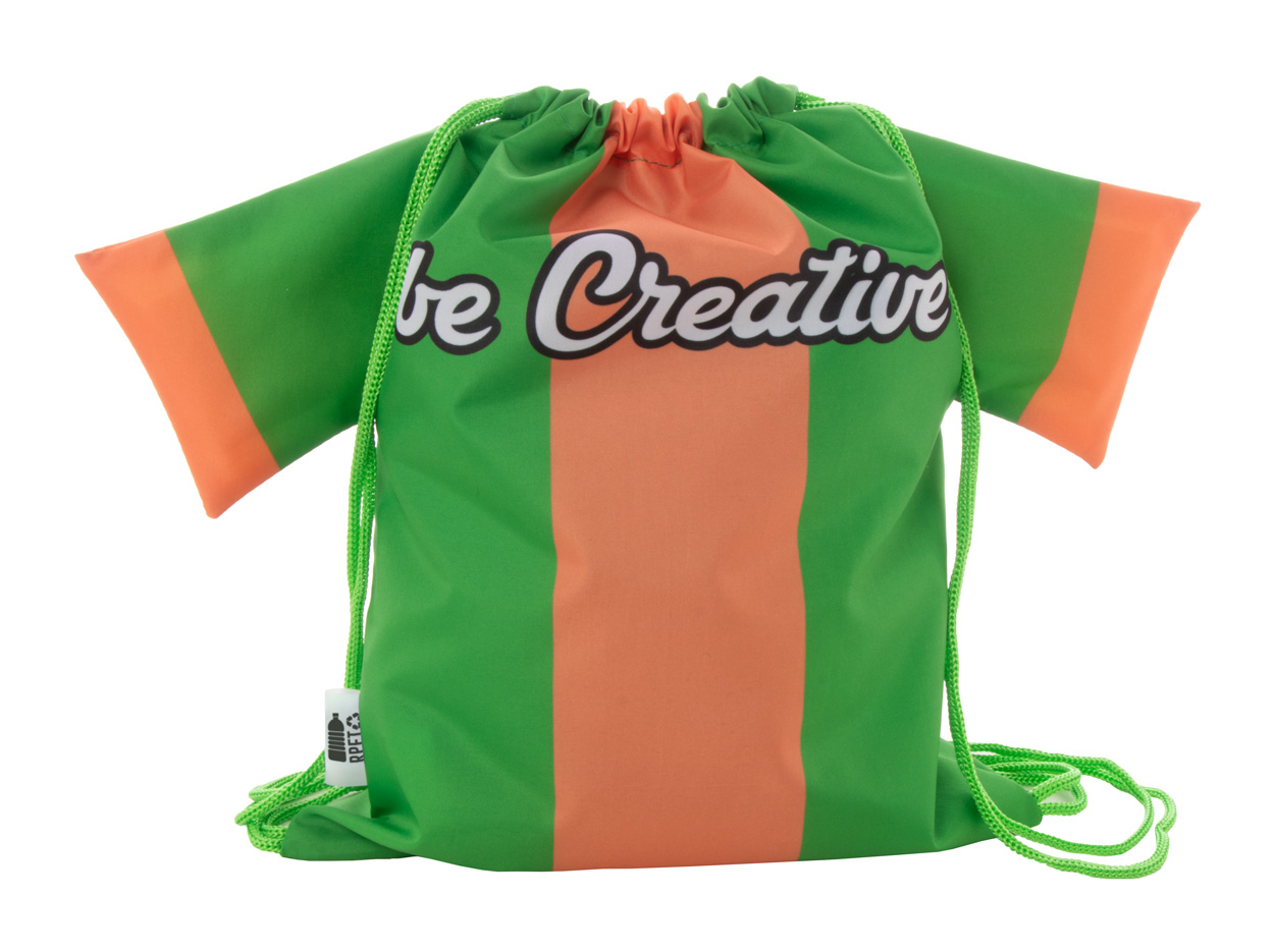 Personalizowany worek ze sznurkami dla dzieci P116492D zielony