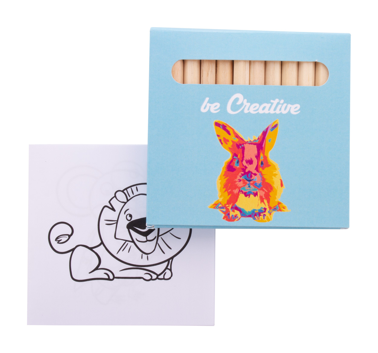Personalizowany zestaw do kolorowania / zwierzęta P116497D